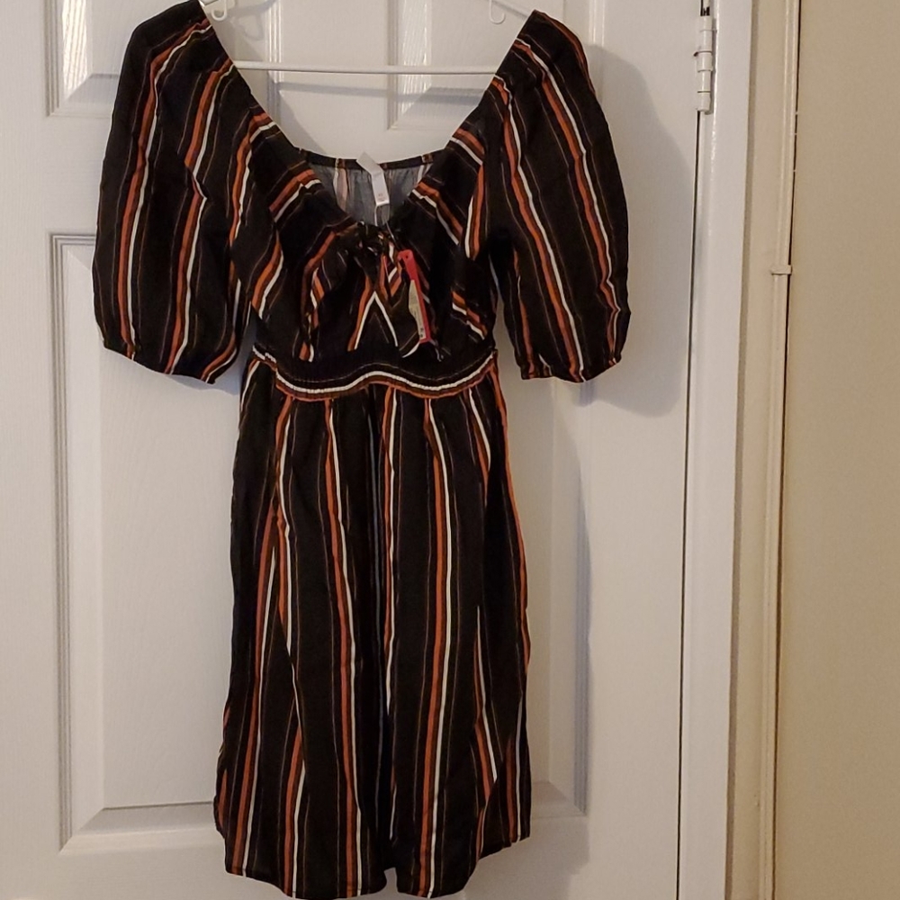 Brand new dress with front tie